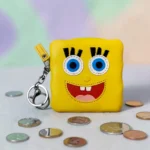 Monedero Original Cuero Sintético Plastificado Esponja Amarilla
